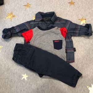 DKNY baby boy Outfit Set
